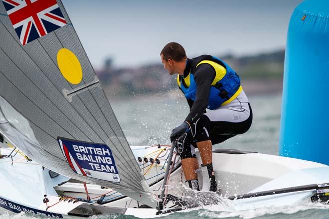 Giles Scott - Finn - 2014 Sail for Gold Regatta, Day 2 ©  Paul Wyeth / RYA http://www.rya.org.uk